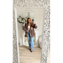 BLAZER CHOCO MOTIFS ELINE