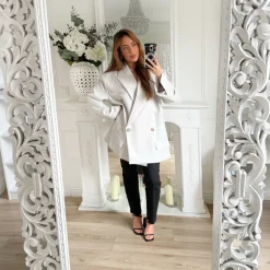 BLAZER OVERSIZE GRIS ROSINE