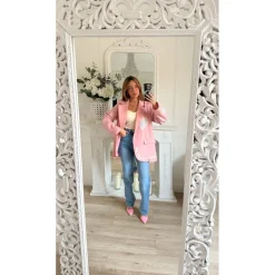 BLAZER PINK MOTIFS ELINE