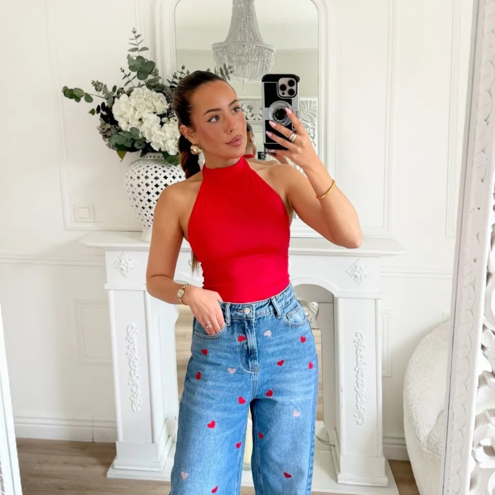 BODY DOS NU ROUGE LYCRA