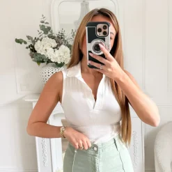 BODY STYLE POLO BLANC