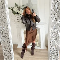 BOTTES DAIM CHOCO PETITS TALONS