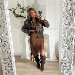 BOTTES DAIM CHOCO PETITS TALONS