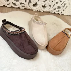 CHAUSSONS AVEC PLATEFORME