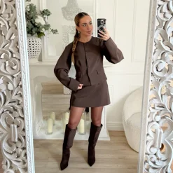 COLLANT SEMI TRANSPARENT MOKA