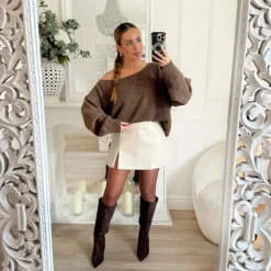 COLLANT SEMI TRANSPARENT MOKA