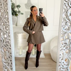 COLLANT SEMI TRANSPARENT MOKA