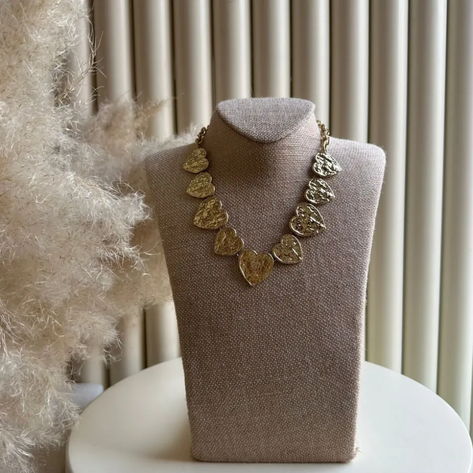 COLLIER COEURS GOLD