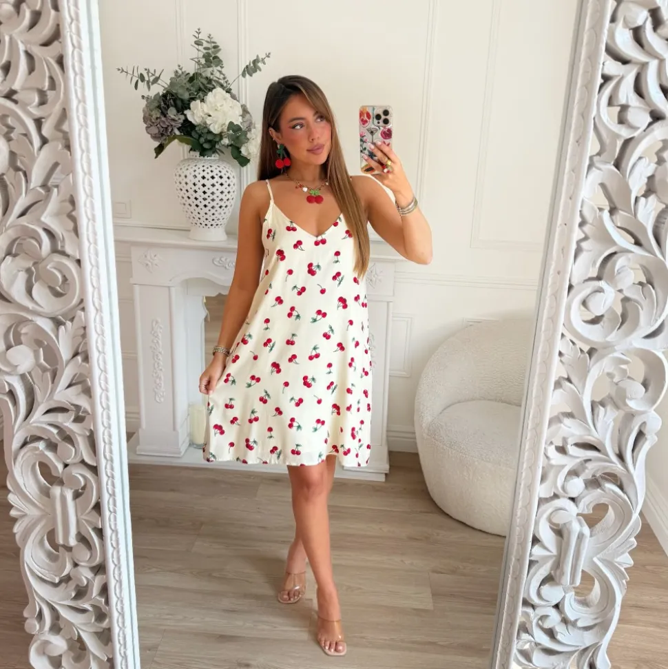 COLLIER FANTAISIE CERISES