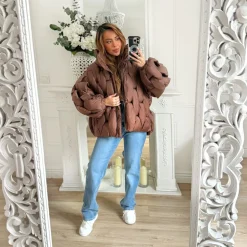 DOUDOUNE CHOCO GLAÇÉ ALEXIA ** PREMIUM