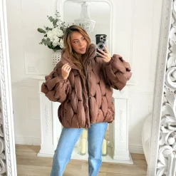 DOUDOUNE CHOCO GLAÇÉ ALEXIA ** PREMIUM