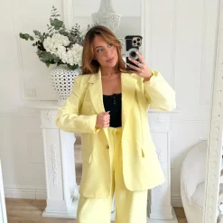 ENSEMBLE SMOKING JAUNE