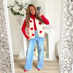 GILET SANS MANCHE MOUMOUTE COEURS