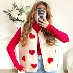 GILET SANS MANCHE MOUMOUTE COEURS