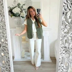 GILET SANS MANCHE MOUMOUTE KAKI