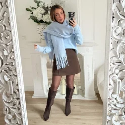 ÉHARPE BLEU CIEL DANIELLE