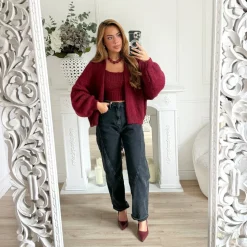 JEAN COUPE BALLON BLACK