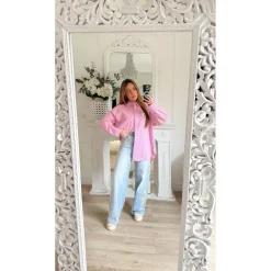 JEAN DÉTAILS FLEURS COUPE BARREL JESS