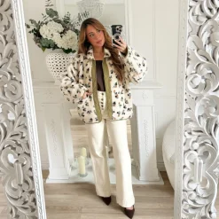 JEAN PAT DEPH BEIGE BOUTONS