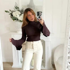 JEAN PAT DEPH BEIGE BOUTONS