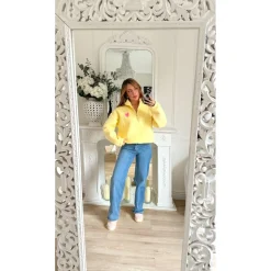 JEAN STRETCH BRUT WIDE LEG JULIENNE