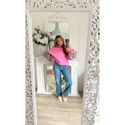 JEAN STRETCH BRUT WIDE LEG JULIENNE