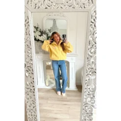 JEAN STRETCH BRUT WIDE LEG JULIENNE