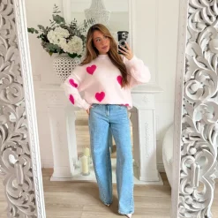 JEAN WIDE LEG FLARE CLAIR