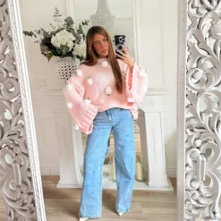 JEAN WIDE LEG FLARE CLAIR