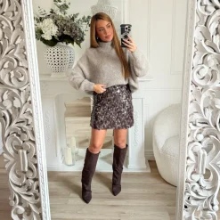 JUPE GROS SEQUINS MAEVA