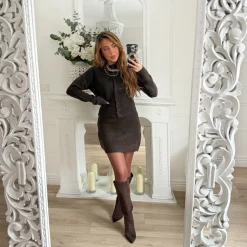 JUPE MAILLE CHOCO CASSANDRE