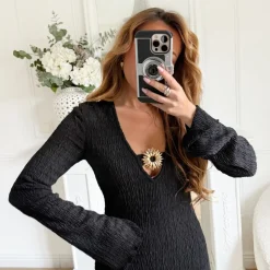 LONGUE ROBE BLACK BIJOU SOLEIL