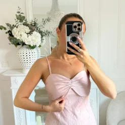 LONGUE ROBE PINK DENTELLE