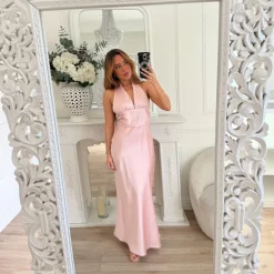 LONGUE ROBE PINK DOS NU