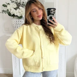 MAXI GILET JAUNE BEURRE JOYCE