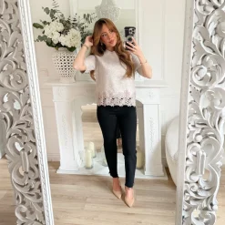 MOM FIT STRETCH BLACK