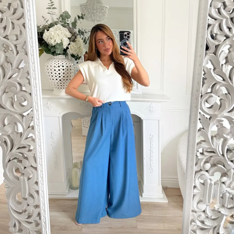 PALAZZO EN JEAN FLUIDE