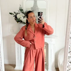 PALAZZO TAILLEUR TERRACOTA