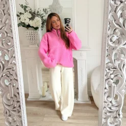 PANTALON MAILLE BEIGE CLAIR OPHÉLIE