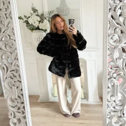 PANTALON MAILLE BEIGE OPHÉLIE