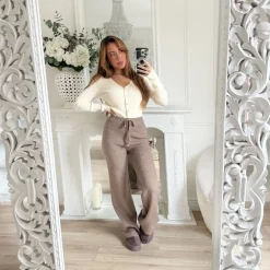 PANTALON MAILLE CÔTELÉE LUCIENNE