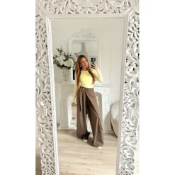 PANTALON PORTEFEUILLE CHOCO EUGÉNIE