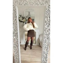 PULL BEIGE STRASS DELPHINE