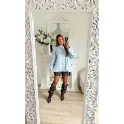 PULL BLEU GROSSE MAILLE LAURÉNE