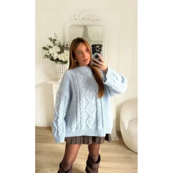 PULL BLEU GROSSE MAILLE LAURÉNE