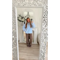 PULL CAMIONNEUR MOUMOUTE BLEU EVELINE