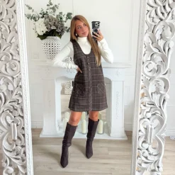 PULL COL ROULE BEIGE