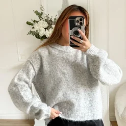 PULL GRIS ALIETTE