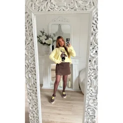 PULL JAUNE OURSON APOLLINE