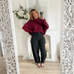 PULL LOOSE BURGUNDY NELLY